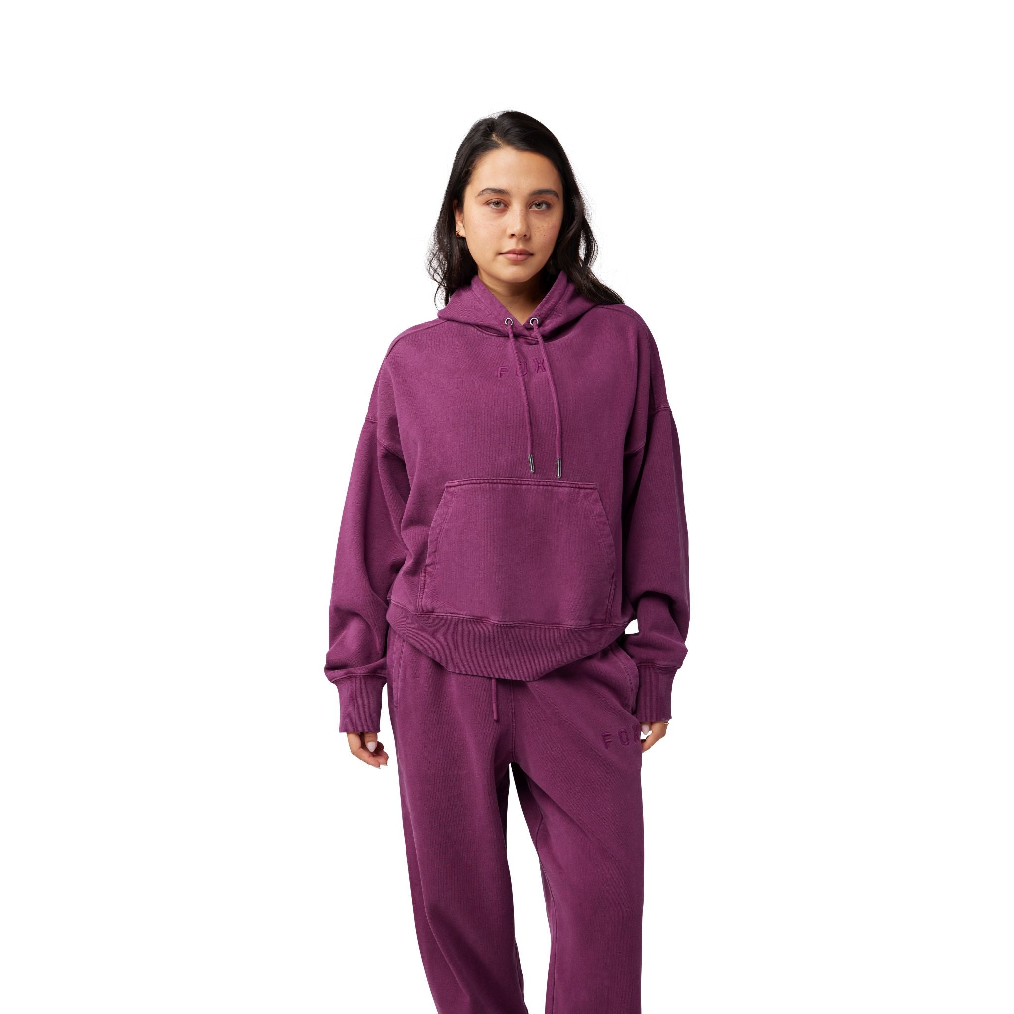 Fox W Wordmark Oversized Fleece Po