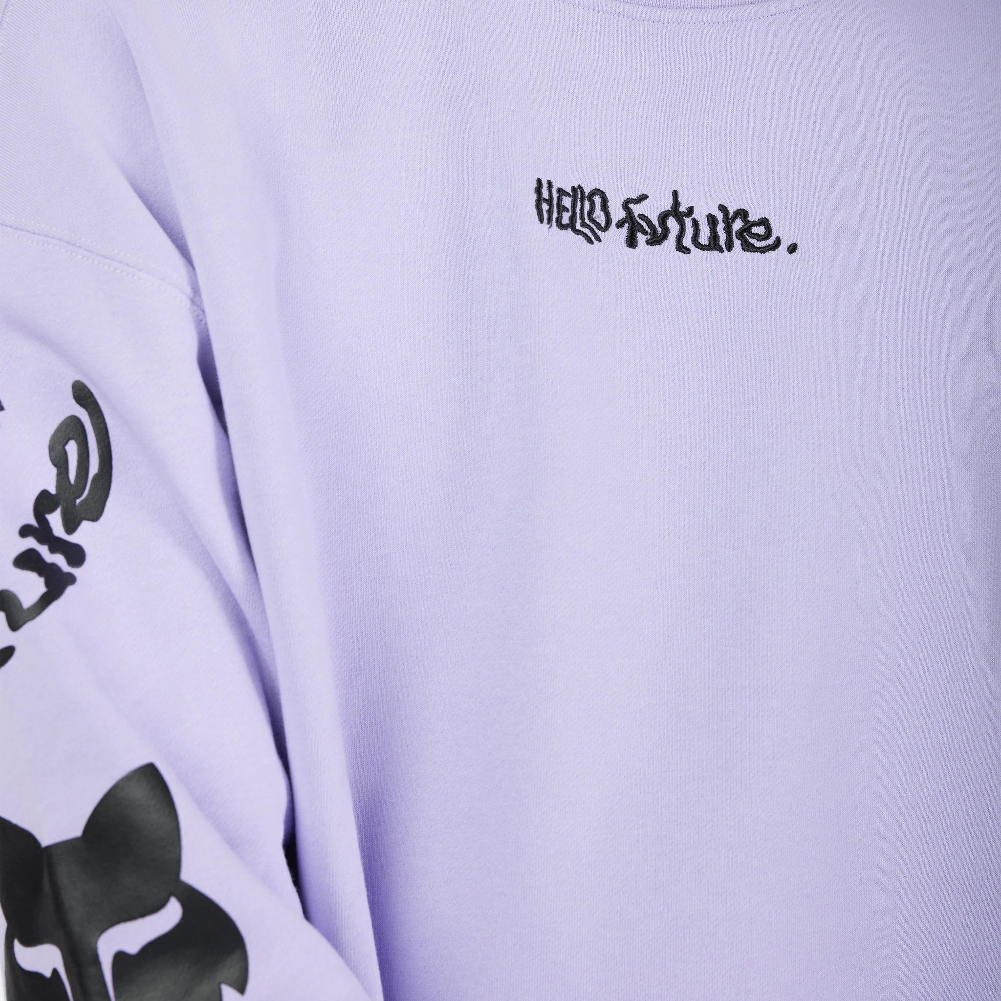 Fox Hello Future Oversized Flc Crew - Liquid-Life #Wähle Deine Farbe_Lilac