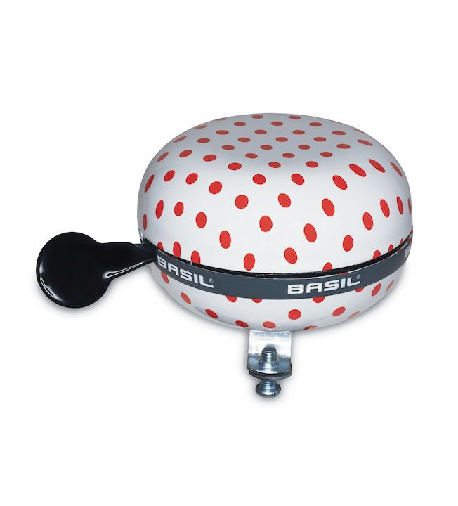 BASIL Ding-Dong Glocke Polkadot 22,2mm - Liquid-Life #Wähle Deine Farbe_weiß/rot