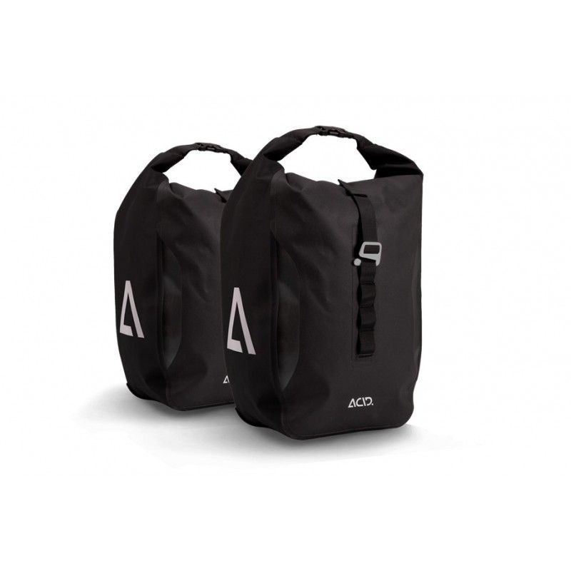 Acid Fahrradtasche TRAVLR PRO 20/2 - Liquid-Life #Wähle Deine Farbe_black