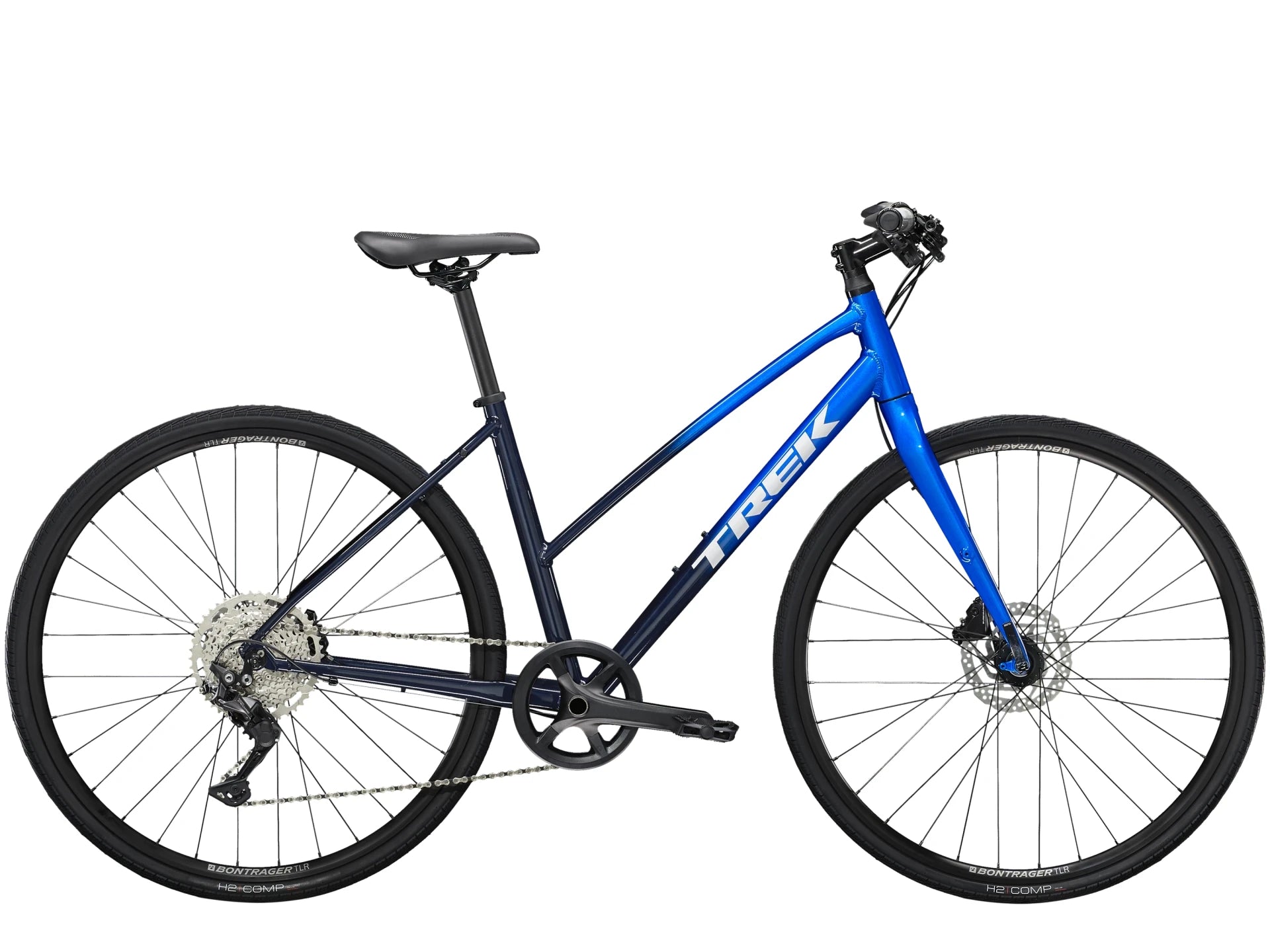 Trek FX 3 Disc Stagger Alpine Blue to Deep Dark Blue Fade 2022