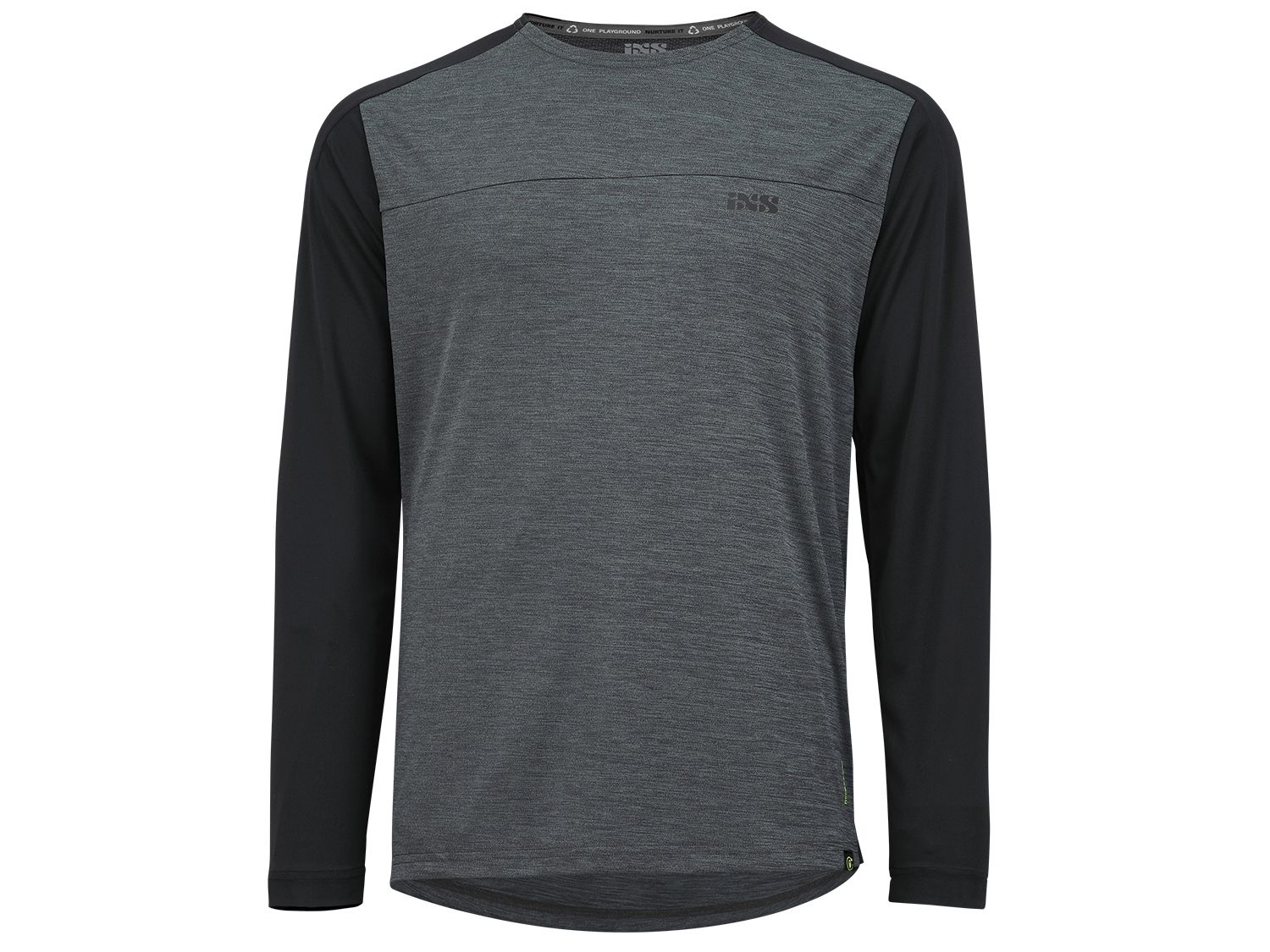 IXS Flow X Long Sleeve Jersey - Liquid-Life #Wähle Deine Farbe_Graphite/Black