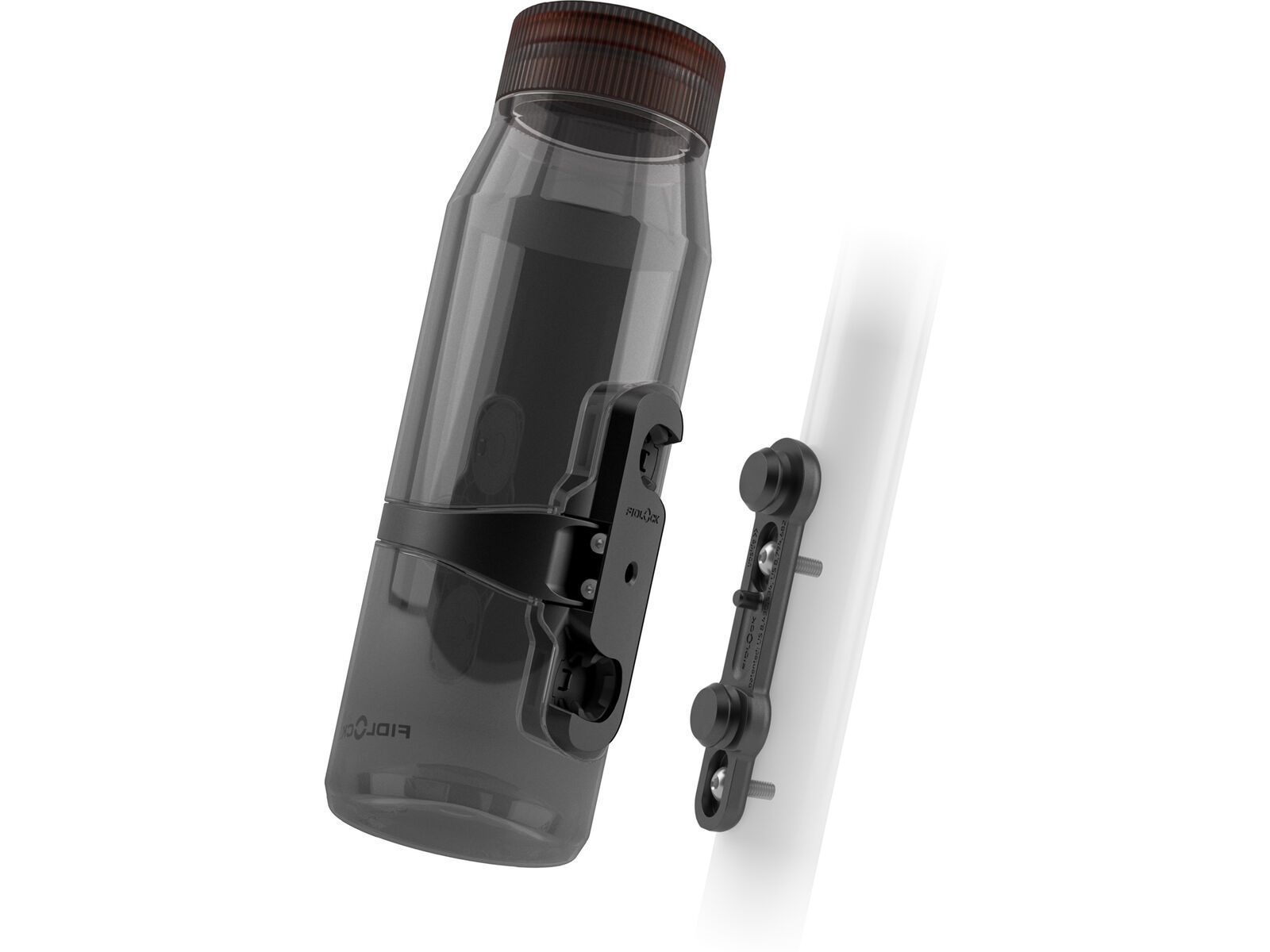 Fidlock Bottle 700 Life + Bike Base - Liquid-Life #Wähle Deine Farbe_clearblack