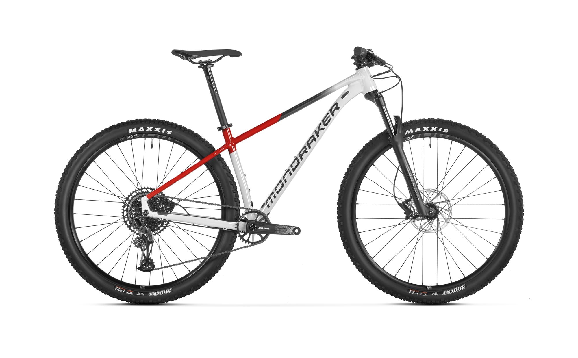 Mondraker Chrono DC Grau Bunker/Rot/Grau Vortex 2025