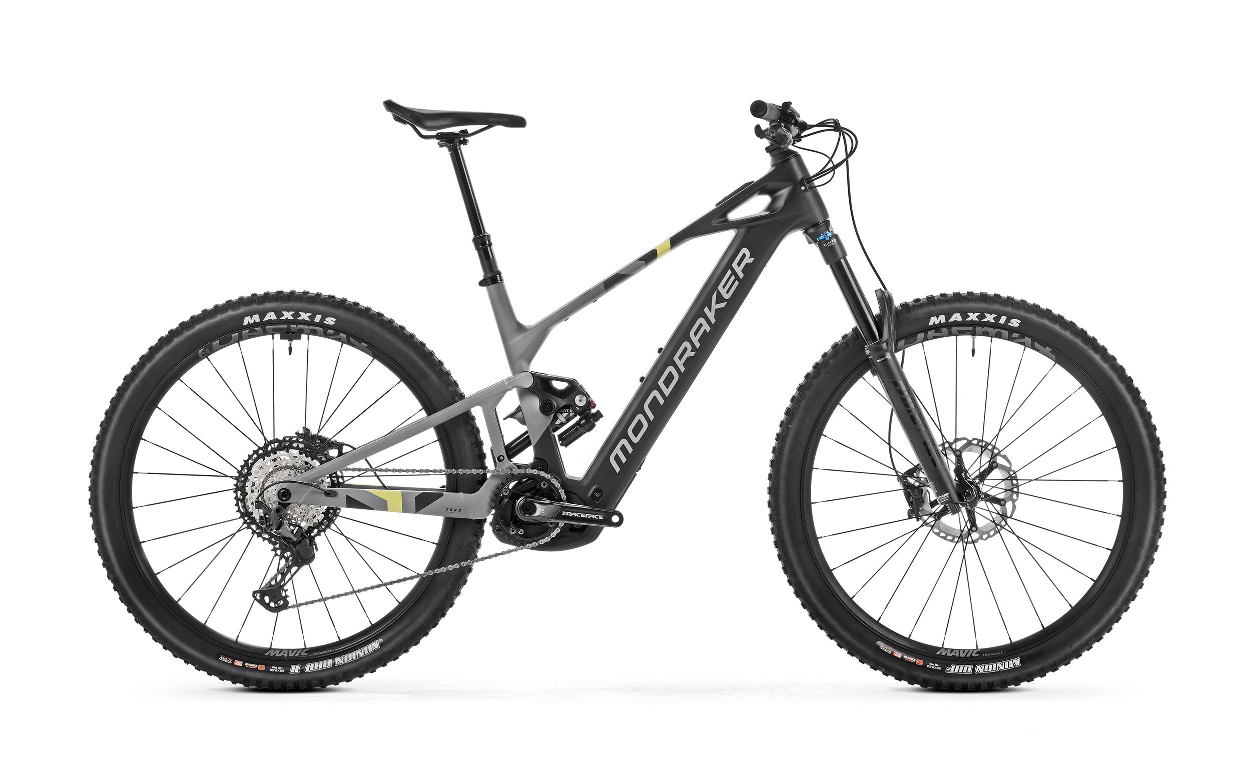 Mondraker Crafty Carbon R Grau/Schwarz/Gelb 2025