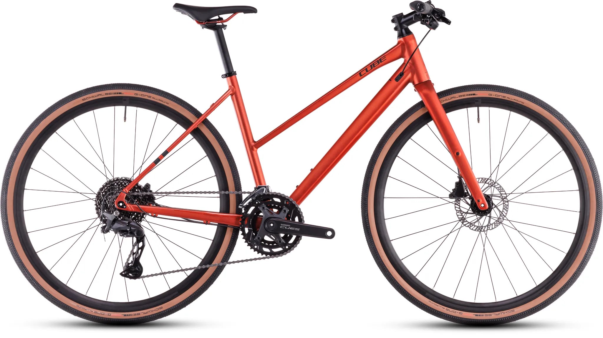 Cube Nulane Pro fireorange´n´black Trapez 2025