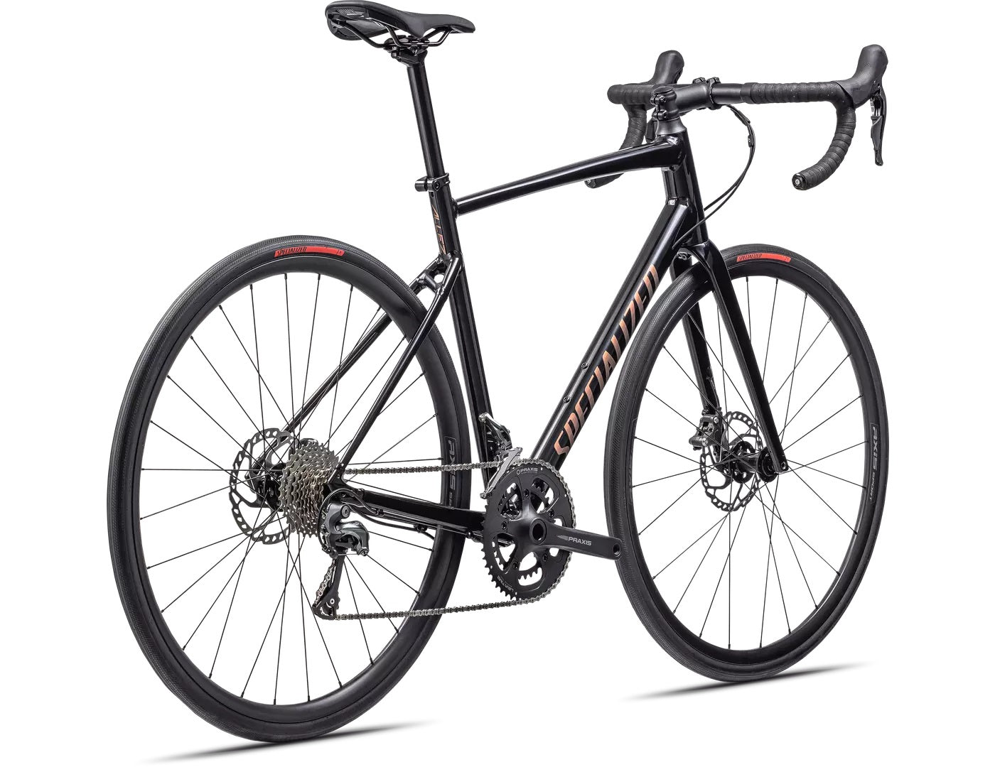 Black specialized road bike on sale