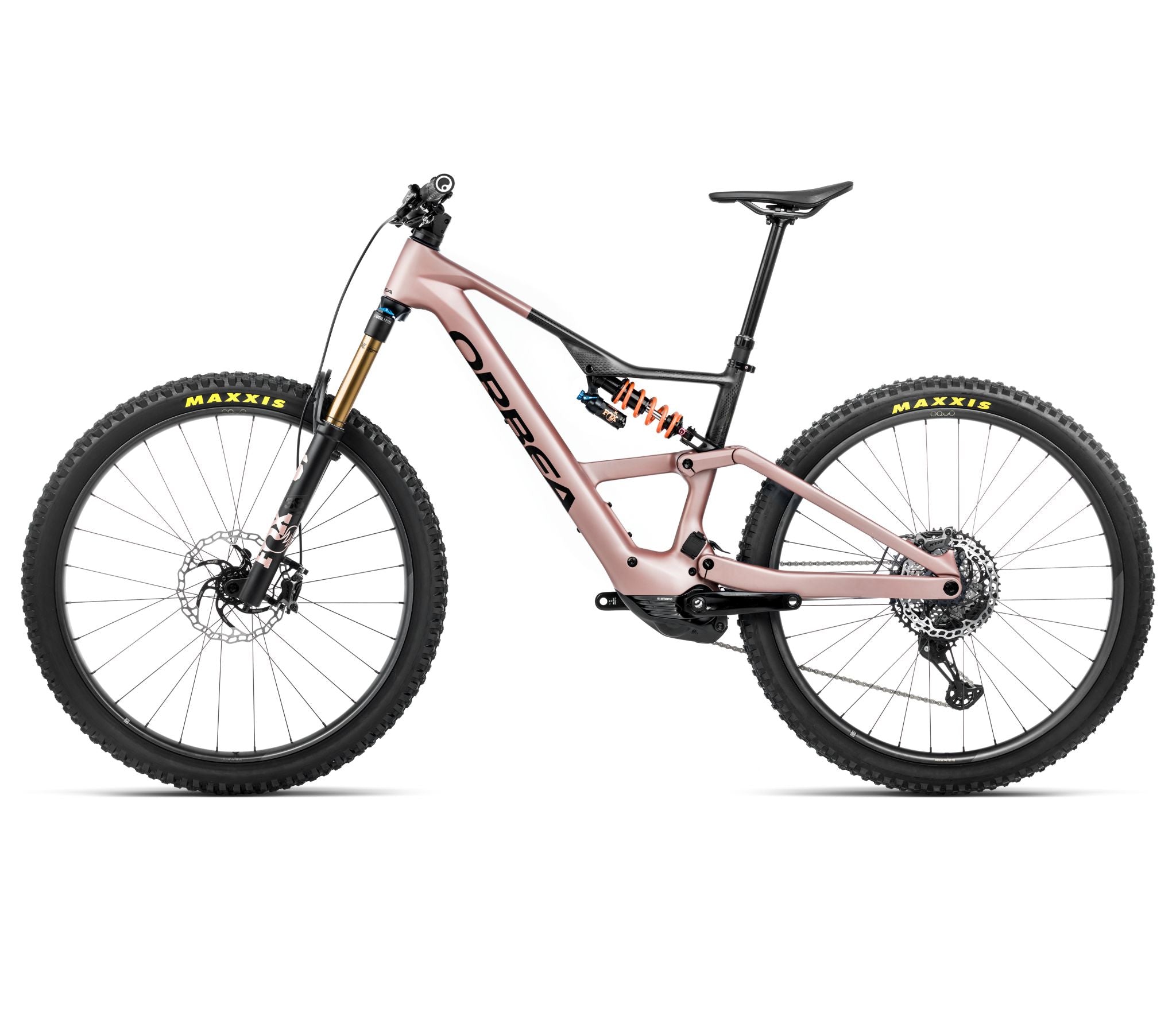 Orbea RISE LT M-TEAM 420W Desert Rose - Carbon Raw 2025