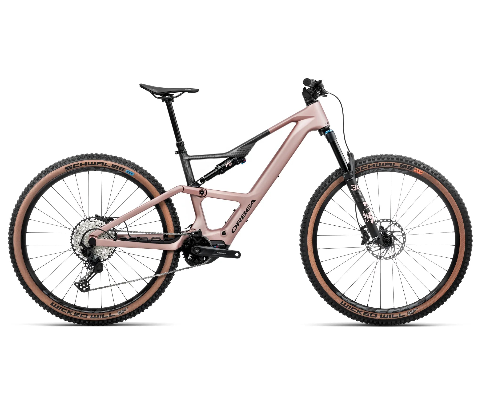 Orbea RISE SL M20 630W Desert Rose - Carbon Raw 2025