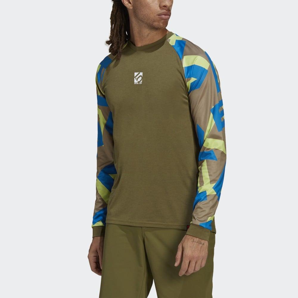 FiveTen 5.10 TrailX L/S - Liquid-Life #Wähle Deine Farbe_Focoli/Orbgrn