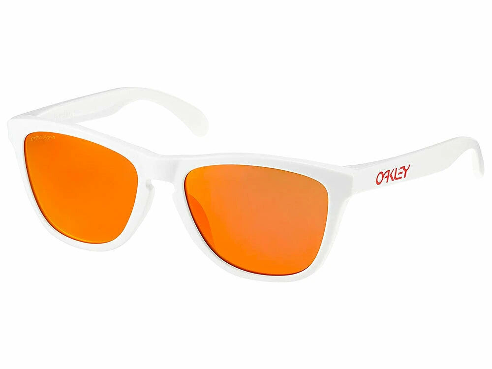 Oakley Frogskin Polished White/Ruby Iridium