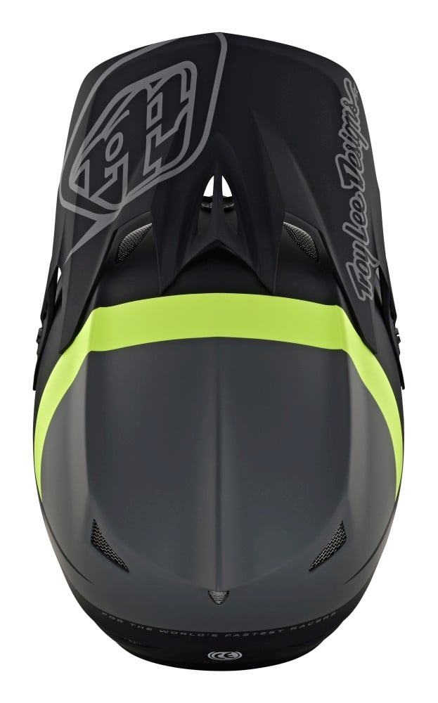 Troy Lee Designs D3 Fiberlite Helmet - Liquid-Life #Wähle Deine Farbe_Slant Gray