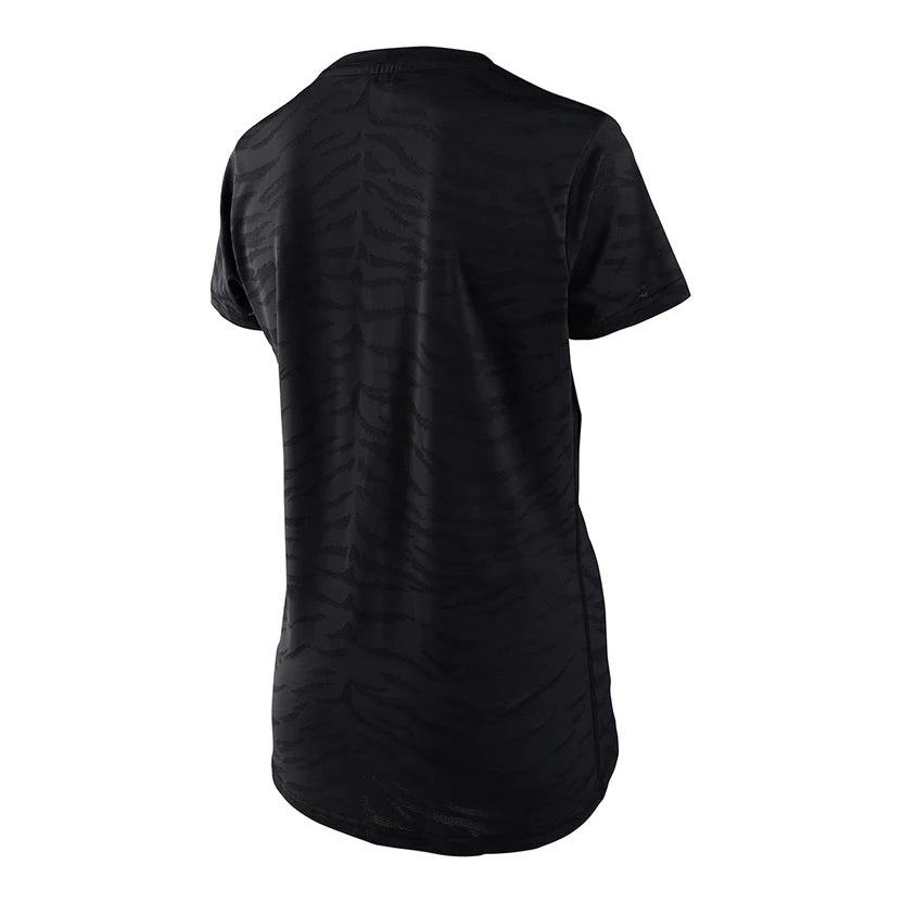 Troy Lee Designs Womens Lilium SS Jersey Tiger Jacquard - Liquid-Life #Wähle Deine Farbe_Black