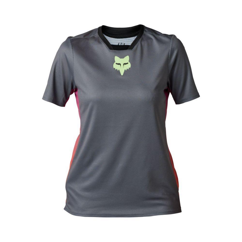 Fox W Defend Race SS Jersey 2023 - Liquid-Life #Wähle Deine Farbe_Pewter